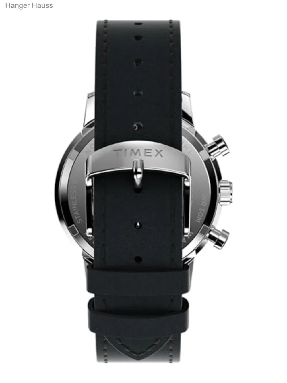 Men's Marlin 40mm Chronograph Watch - Natural Leather Strap Steel Case